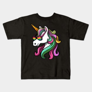 Gay Pride Unicorn Kids T-Shirt